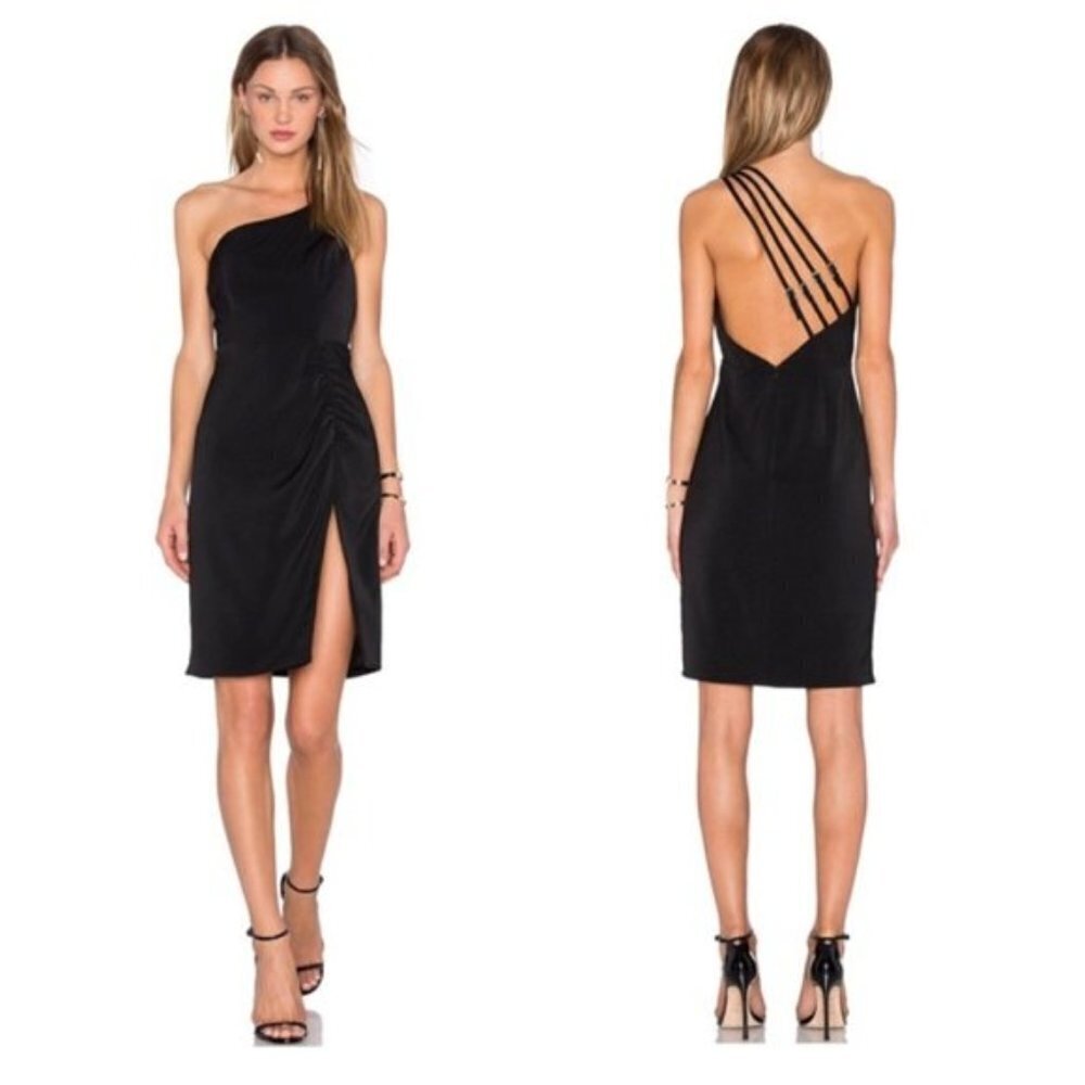 NEW NBD Moonlit One Shoulder Strappy Dress Sz. S